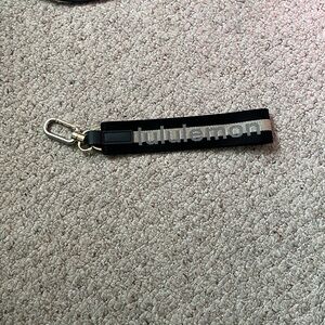 Lululemon Black Keychain